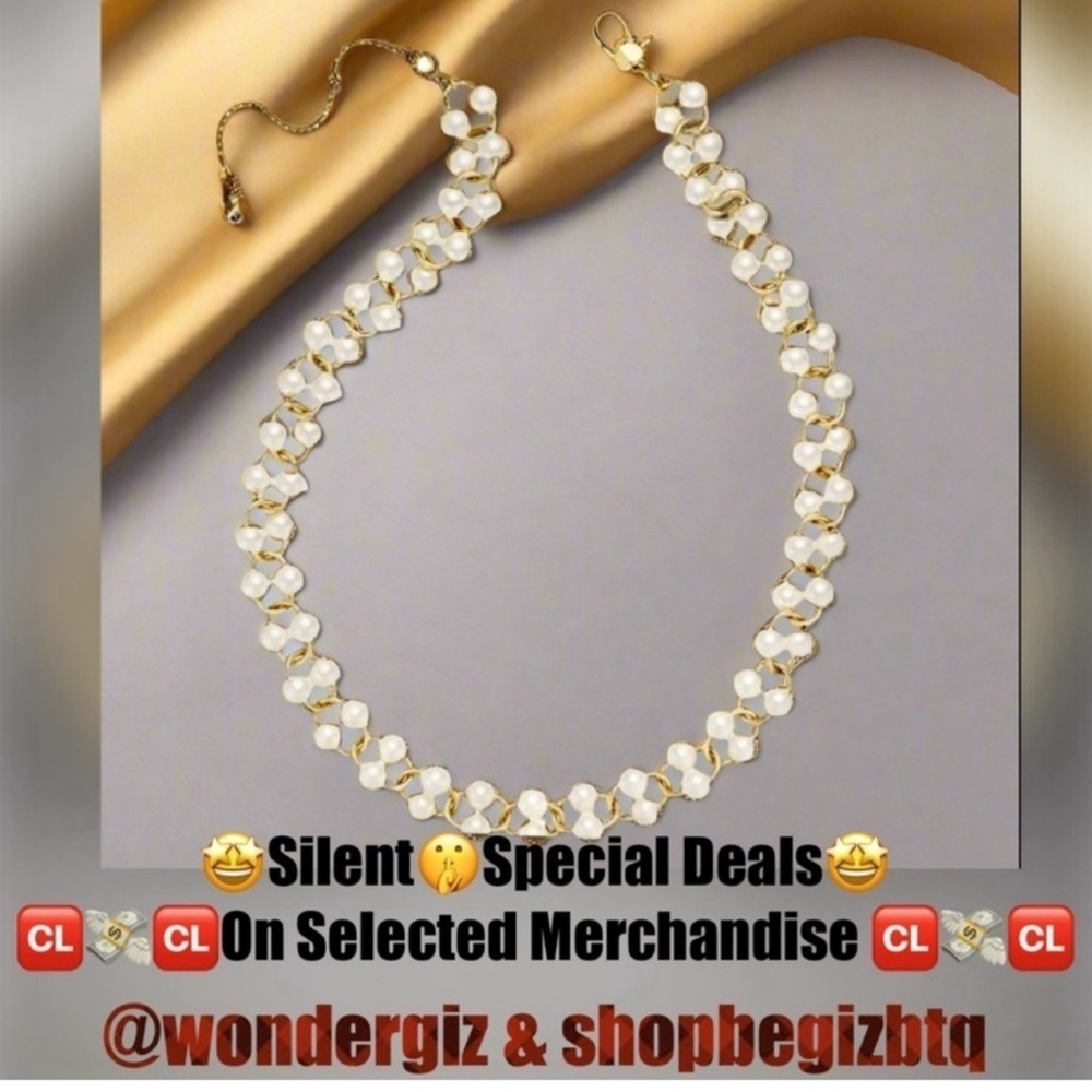 Kate Spade Authentic Vintage New York White Multi Nouveau Pearls Necklace
